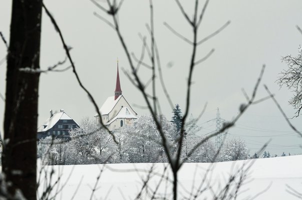Blick auf die Wallfahrtskirche Gormund in Neudorf. | Bild: Gregor Gander